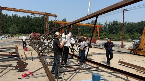 Angle Steel Tower Trial Assembly Area 1